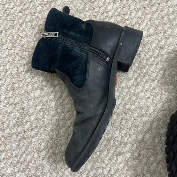 Timberland Bethel Biker boots winter shoes black size 6.5 - Picture 8 of 13